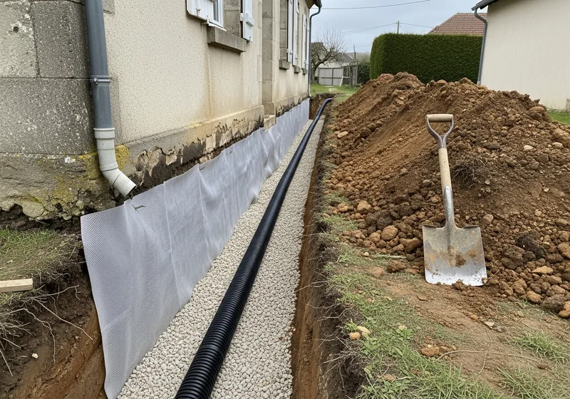 Drainage périphérique à Quimper